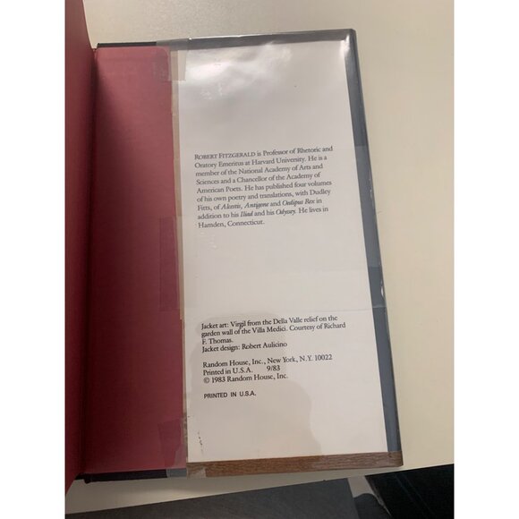 The Aeneid By Virgil Hardcover Book LS8 - Picture 5 of 6